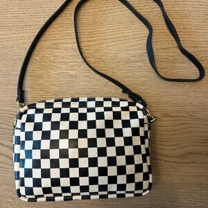 Clare V. Midi Sac checkered